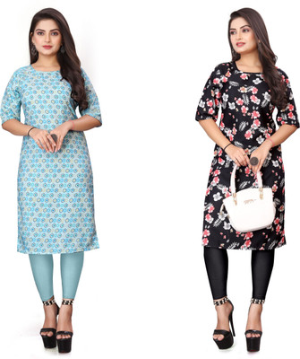 Vishwa Collection Mall Women Printed A-line Kurta(Multicolor)