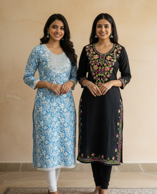 Andheriyas Collection Women Floral Print Kurta(Multicolor)