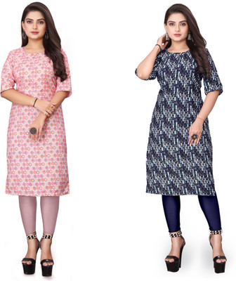 DB COLLECTION Women Printed A-line Kurta(Multicolor)
