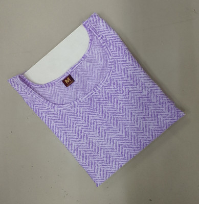 HARISH TEXTILE Women Printed A-line Kurta(Purple)