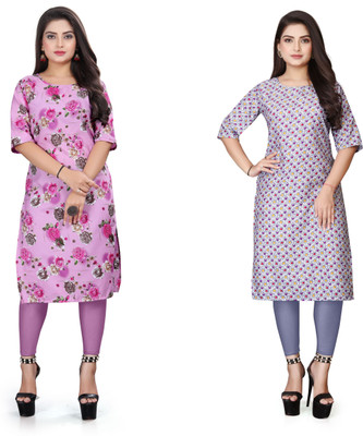 DB COLLECTION Women Printed A-line Kurta(Multicolor)