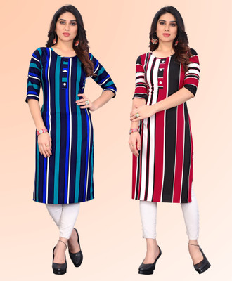 KETAKI FASHION Women Printed Straight Kurta(Multicolor)