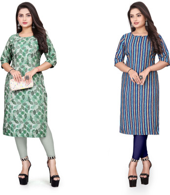 Jayshree Fab Women Printed A-line Kurta(Multicolor)