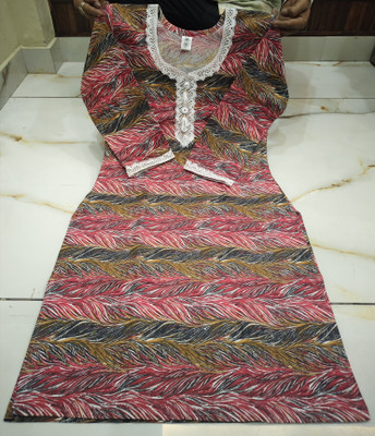 Kurtistan Women Printed A-line Kurta(Multicolor)