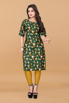 VAISALICREATION Women Printed A-line Kurta(Multicolor)