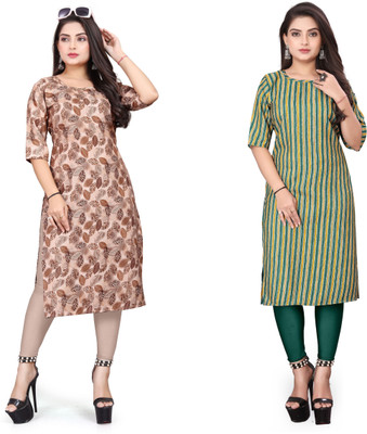 Jayshree Fab Women Printed A-line Kurta(Multicolor)