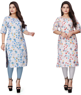 VAISALICREATION Women Printed A-line Kurta(Multicolor)