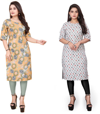 Vishwa Collection Mall Women Printed A-line Kurta(Multicolor)