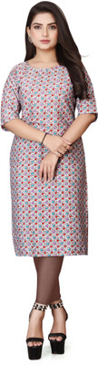 ANITA LYCRA Women Printed A-line Kurta(Multicolor)