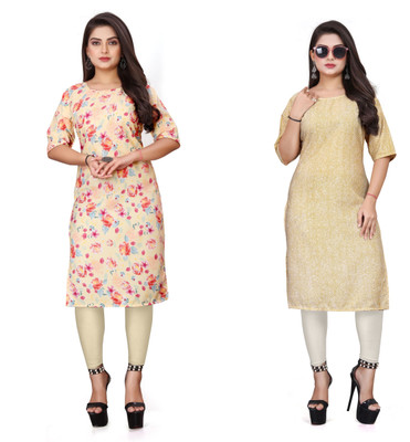 DB COLLECTION Women Printed A-line Kurta(Multicolor)