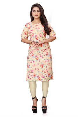 TITHIGARMENT Women Printed A-line Kurta(Multicolor)