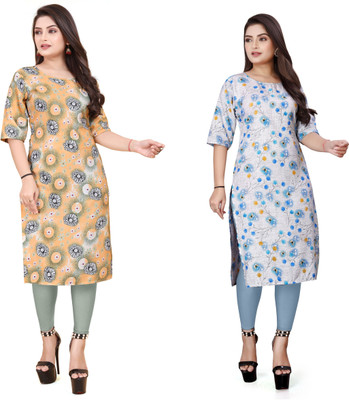 VAISALICREATION Women Printed A-line Kurta(Multicolor)