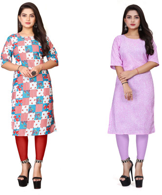 DB COLLECTION Women Printed A-line Kurta(Multicolor)