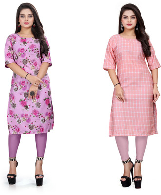 DB COLLECTION Women Printed A-line Kurta(Multicolor)