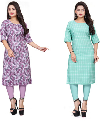 deshmi fashion Women Printed A-line Kurta(Multicolor)