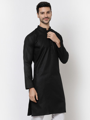 Tsarina Men Solid Straight Kurta(Multicolor)