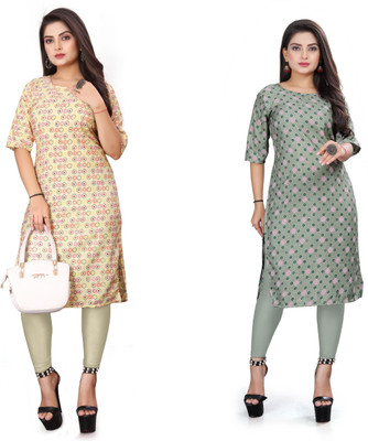 Sonali Impex Women Printed A-line Kurta(Multicolor)