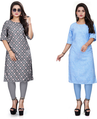 VAISALICREATION Women Printed A-line Kurta(Multicolor)