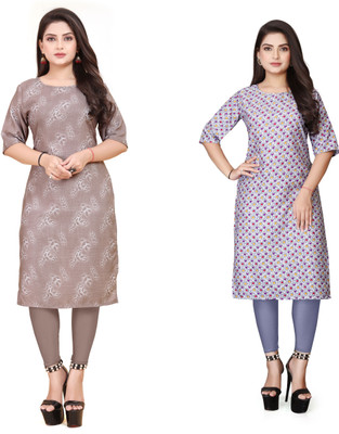 DB COLLECTION Women Printed A-line Kurta(Multicolor)