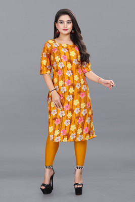 deshmi fashion Women Printed A-line Kurta(Multicolor)