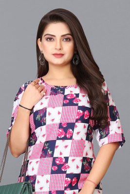 VAISALICREATION Women Printed A-line Kurta(Multicolor)