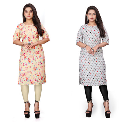 Sonali Impex Women Printed A-line Kurta(Multicolor)
