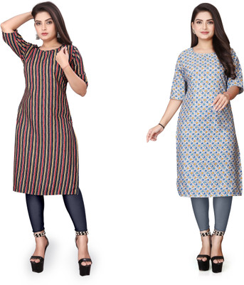 Sonali Impex Women Printed A-line Kurta(Multicolor)