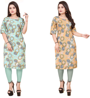 VAISALICREATION Women Printed A-line Kurta(Multicolor)