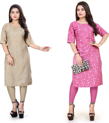 PAFASHION Women Printed A-line Kurta(Multicolor)