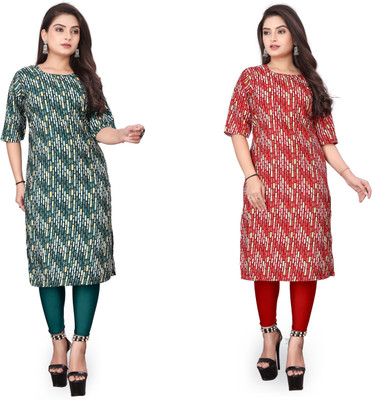 VAISALICREATION Women Printed A-line Kurta(Multicolor)