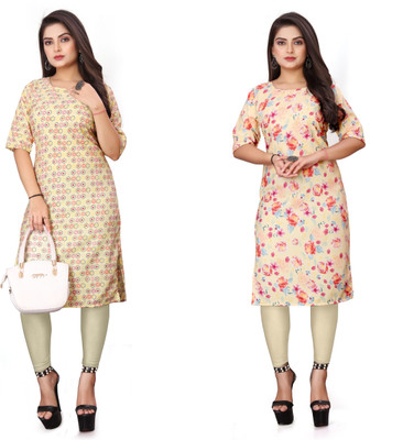 Sonali Impex Women Printed A-line Kurta(Multicolor)
