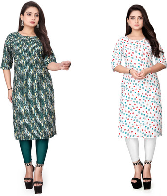 VAISALICREATION Women Printed A-line Kurta(Multicolor)