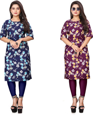 VAISALICREATION Women Printed A-line Kurta(Multicolor)