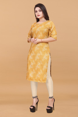 RIDDHI COLLECTION MALL Women Printed A-line Kurta(Multicolor)