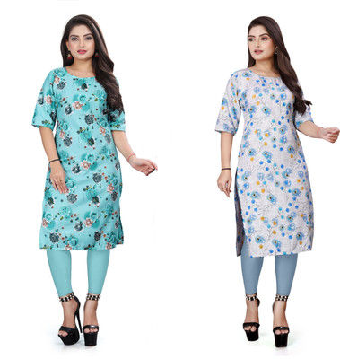 Sonali Impex Women Printed A-line Kurta(Multicolor)