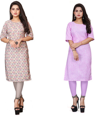 Sonali Impex Women Printed A-line Kurta(Multicolor)
