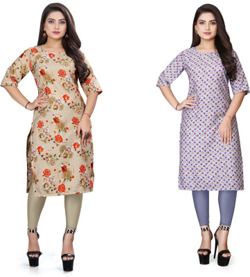 JAYA DESIGNER Women Printed A-line Kurta(Multicolor)