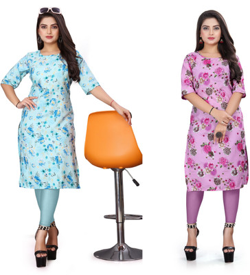 Sonali Impex Women Printed A-line Kurta(Multicolor)