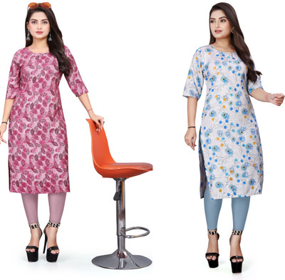 Jayshree Fab Women Printed A-line Kurta(Multicolor)