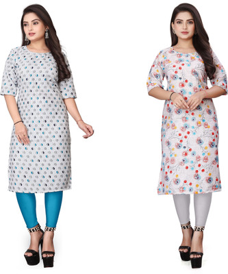 deshmi fashion Women Printed A-line Kurta(Multicolor)