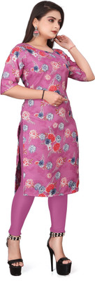 RIDDHI COLLECTION MALL Women Printed A-line Kurta(Multicolor)