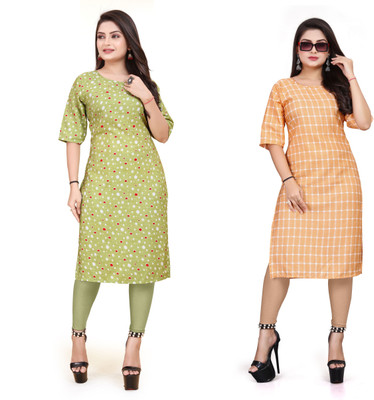 DB COLLECTION Women Printed A-line Kurta(Multicolor)