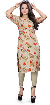 HARISH TEXTILE Women Printed A-line Kurta(Multicolor)