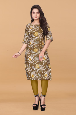 DB COLLECTION Women Printed A-line Kurta(Multicolor)