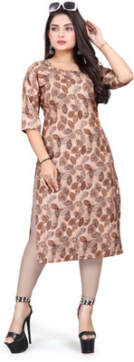 TITHIGARMENT Women Printed A-line Kurta(Multicolor)