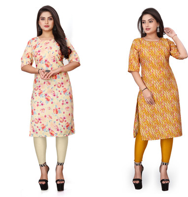 Vishwa Collection Mall Women Printed A-line Kurta(Multicolor)
