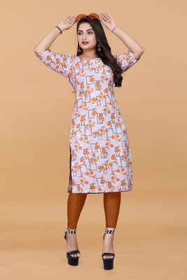 Vishwa Collection Mall Women Printed A-line Kurta(Multicolor)