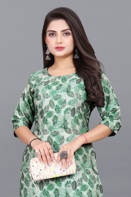 SANJUGARMENT Women Printed A-line Kurta(Multicolor)