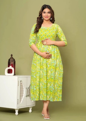 PIHUTIQUE ARTS Women Floral Print Anarkali Kurta(Multicolor)