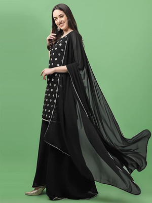 PARROT ENTERPRISE Women Kurta Sharara Dupatta Set